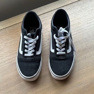 Vans Black and White Sneakers